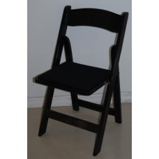 Chair, Black Padded